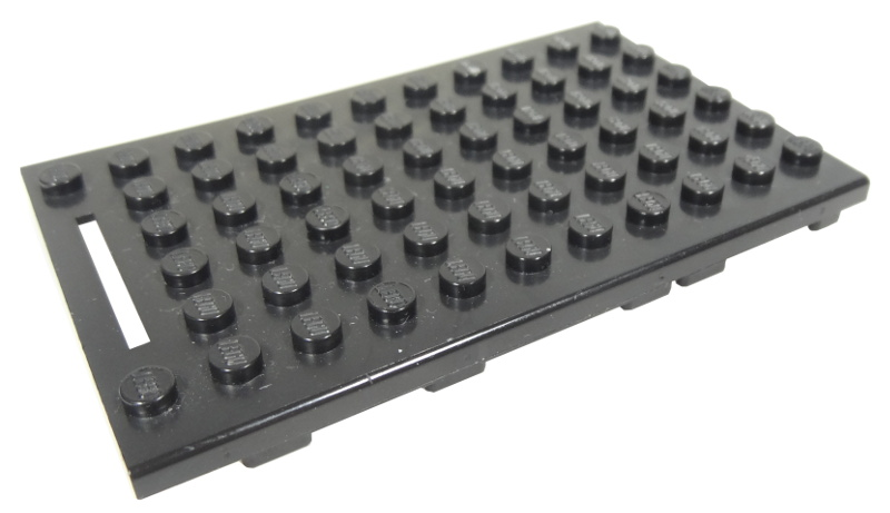 Lego Electric 4.5V Battery Box 6 x 11 x 3 Type II, Top / Black