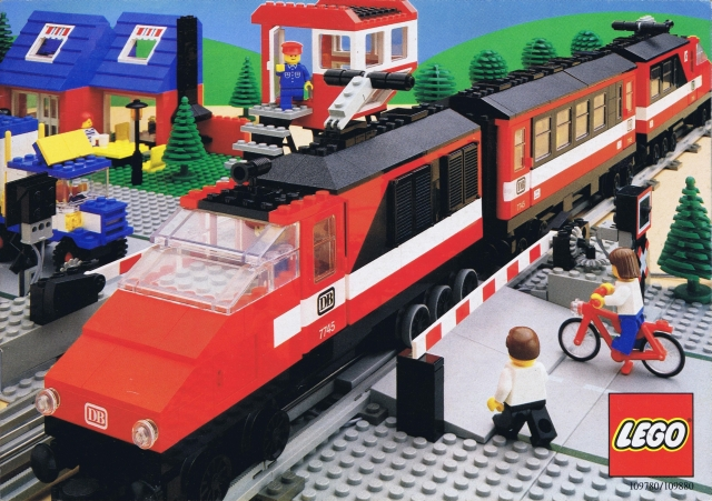 Lego 1985 Medium Train European ((DK/N/S/SF) 109780/109880)
