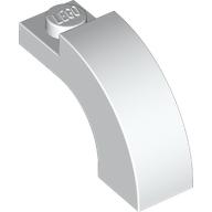 Lego Brick Arch 1 x 3 x 1 2/3 Curved Top / White