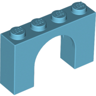 Lego Brick Arch 1 x 4 x 2 / Medium Azure