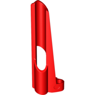 Lego Technic Panel Fairing # 7 Small Long, Large Hole, Side A / Red