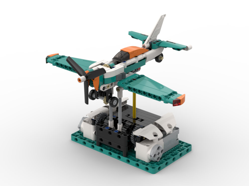 Lego Gyro-Controlled Race Plane