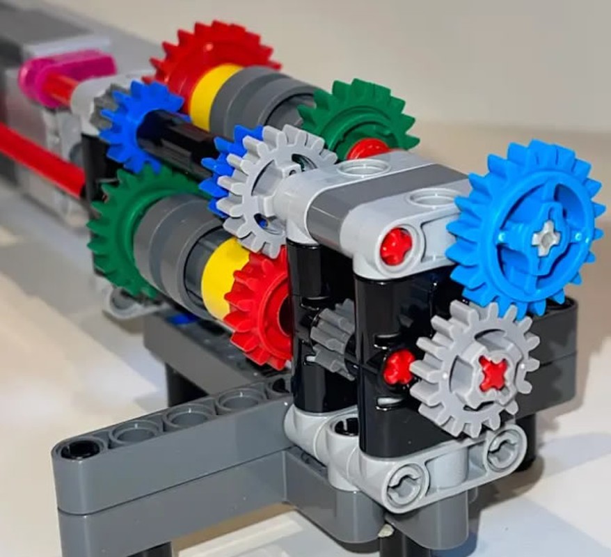 Lego Gearbox - 4 Speed Sequential Gearbox