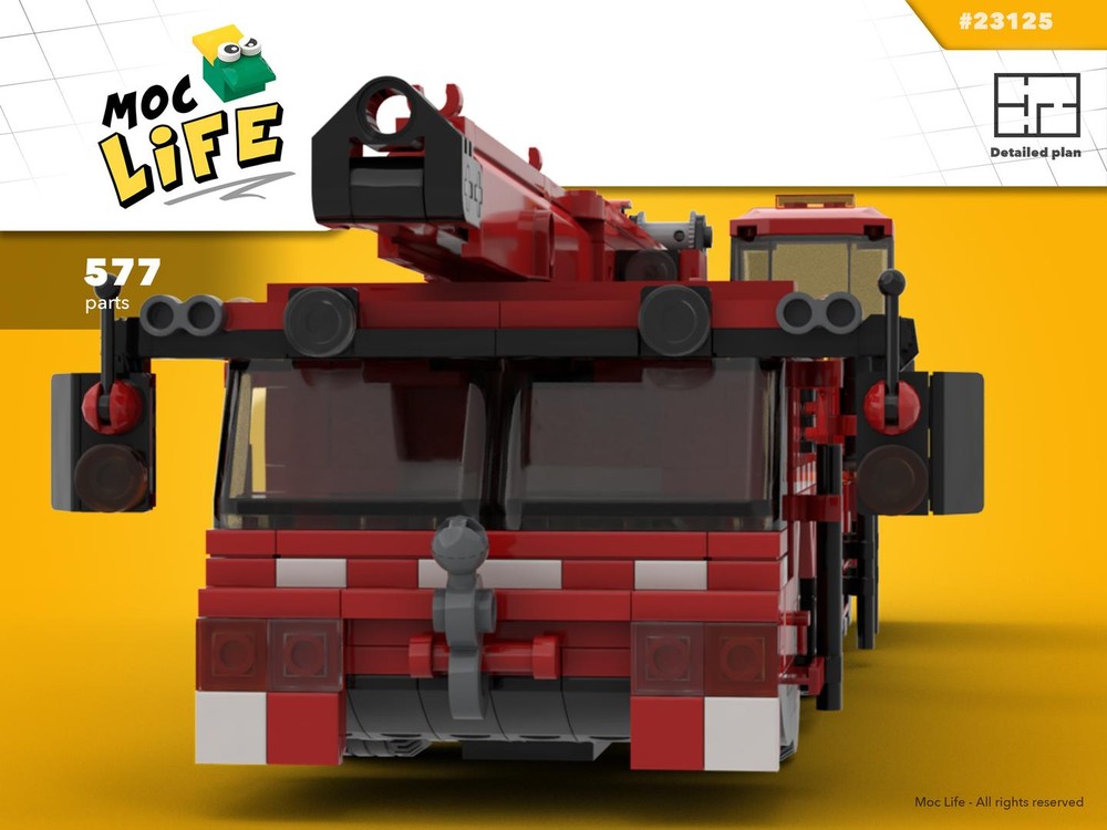 Lego Crane 10 wheels