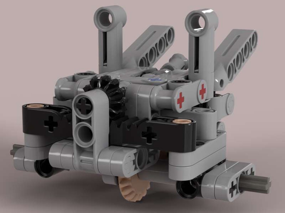 Lego front axle 9L