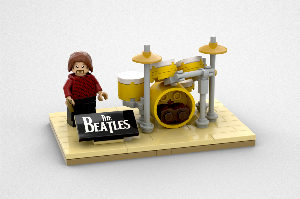 Lego The Beatles: Ringo Starr Rooftop's Drumset