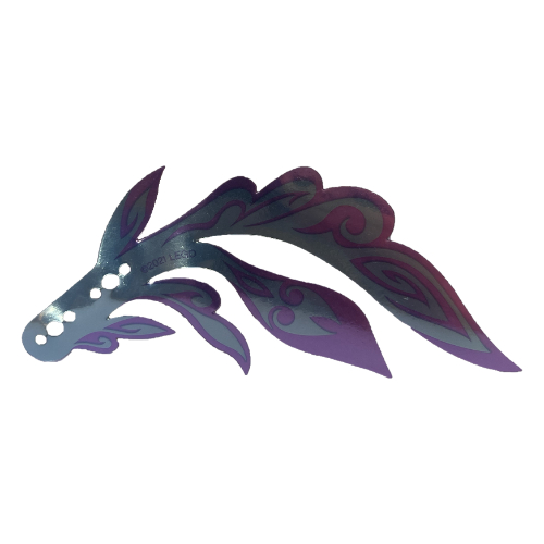 Lego Tail, Dragon, Lavender Highlights Print