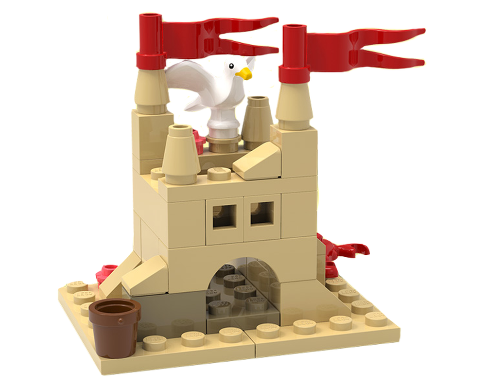 Lego 5x Sandcastle