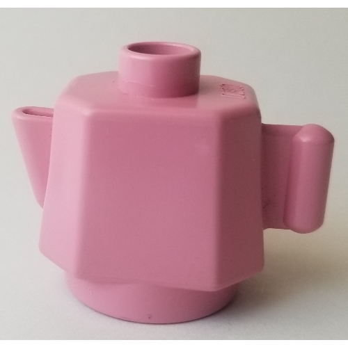 Lego Duplo Teapot / Coffeepot, Round Base / Duplo Pink