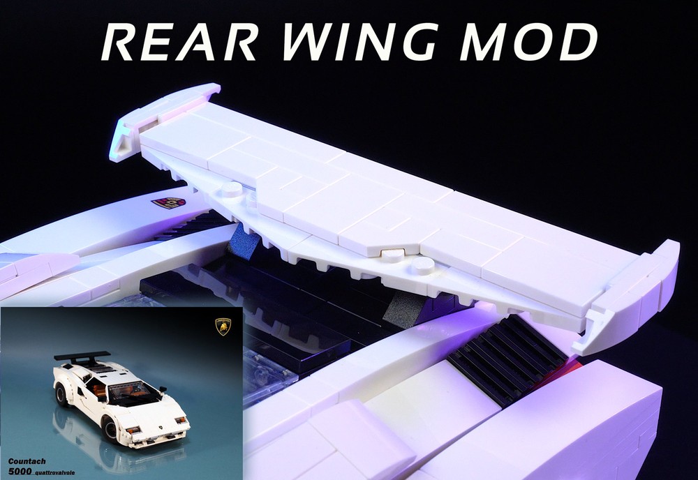 Lego Countach Rear Wing Mod