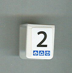 Lego Minifigure Vest with Number 2 and Gravity Games Pattern on Both Sides (Stickers) - Set 3538