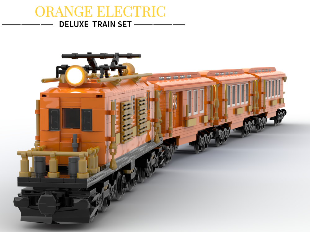 Lego Orange Electric Deluxe Train