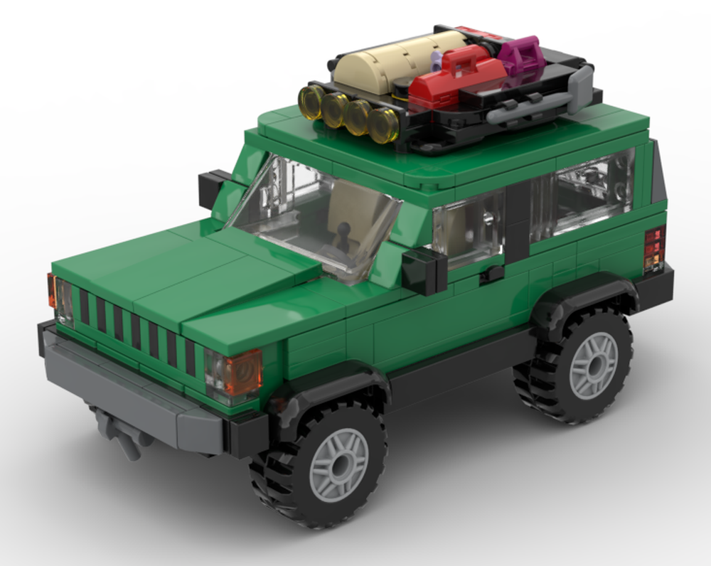 Lego Jeep Cherokee XJ Overlanding