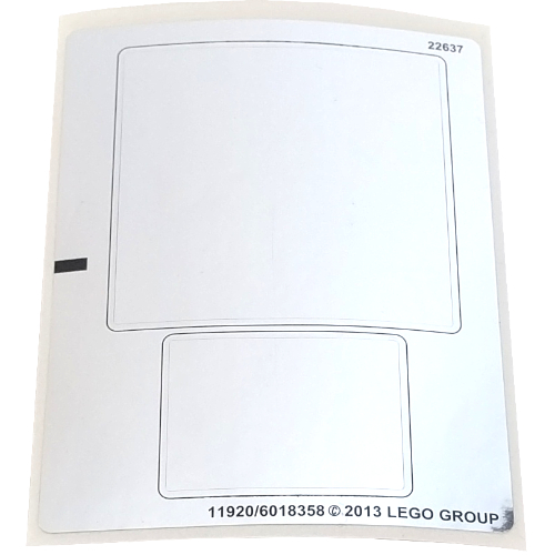 Lego Sticker Sheet for Set 41004-1 / [No Color/Any Color]