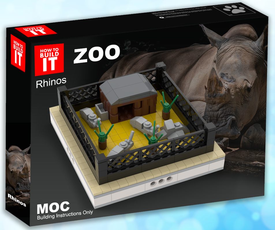 Lego Rhinos | mini modular ZOO
