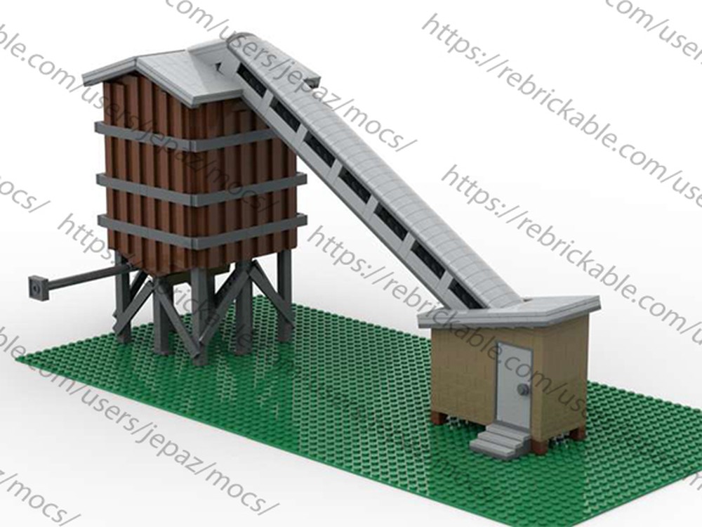 Lego Pulp Mill Chip Storage Bin PM5