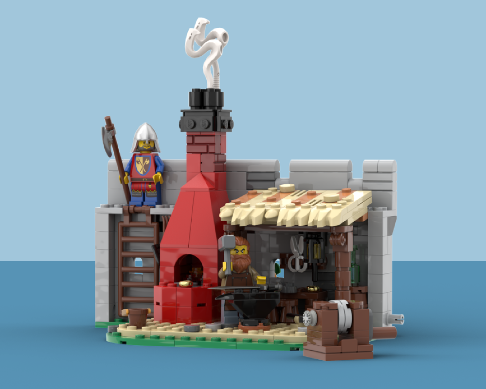 Lego 6041 Blacksmith Shop Remake