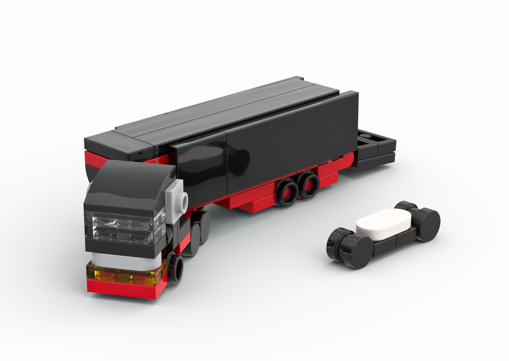 Lego Micro Race Car Transporter MOC