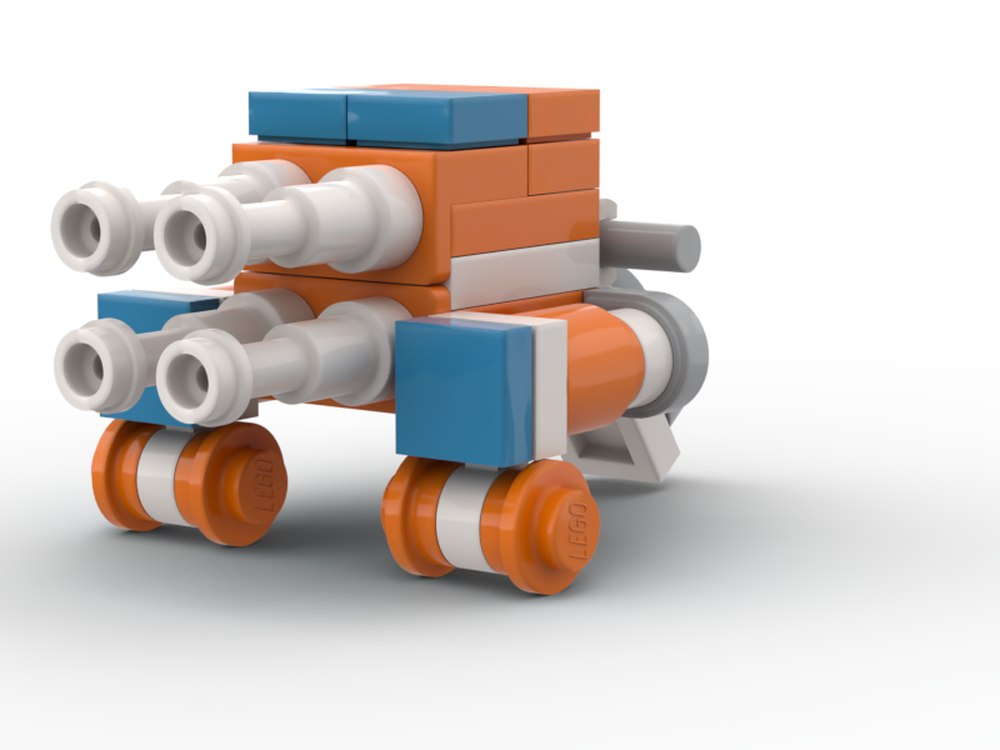 Lego Quad Barrel Heavy Cannon