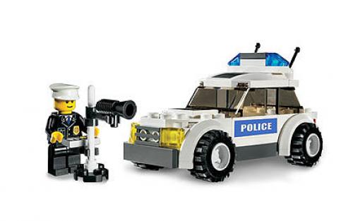 Lego Police Car (Blue Sticker Version)