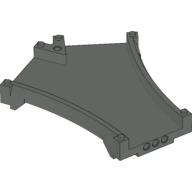 Lego Track System, Y-shaped Track 18 x 16 x 2 / Dark Gray
