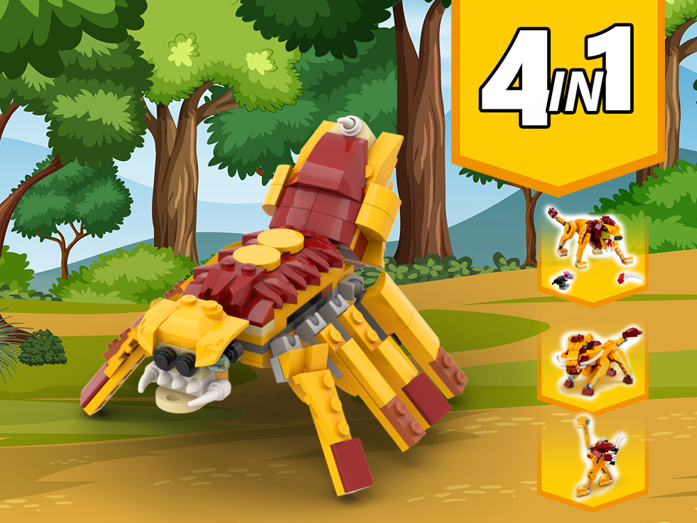 Lego 31112 Spider Alternative Build