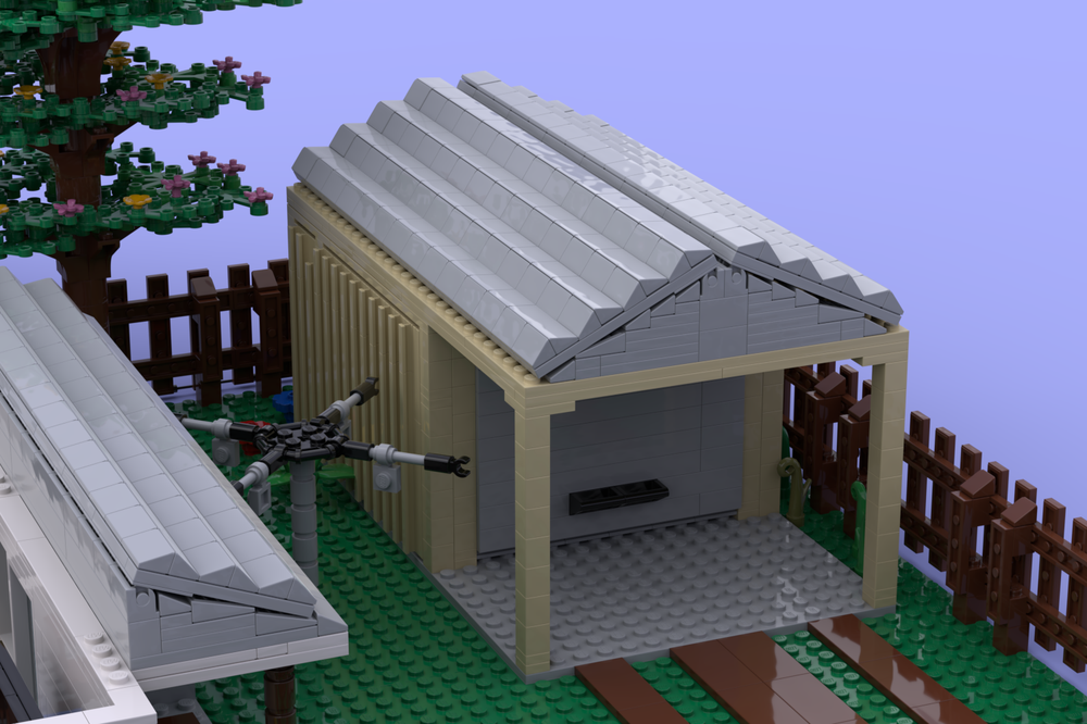 Lego single bay shed