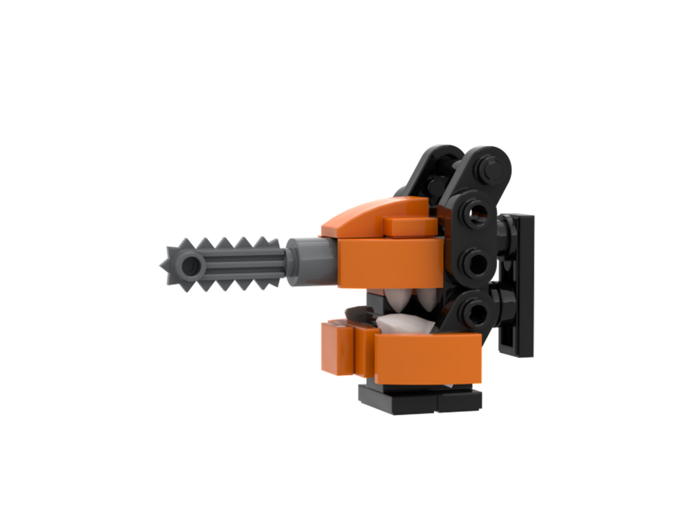 Lego Chainsaw Man bust