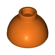 Lego Brick Round 1.5 x 1.5 Dome Top [Plain] / Reddish Orange