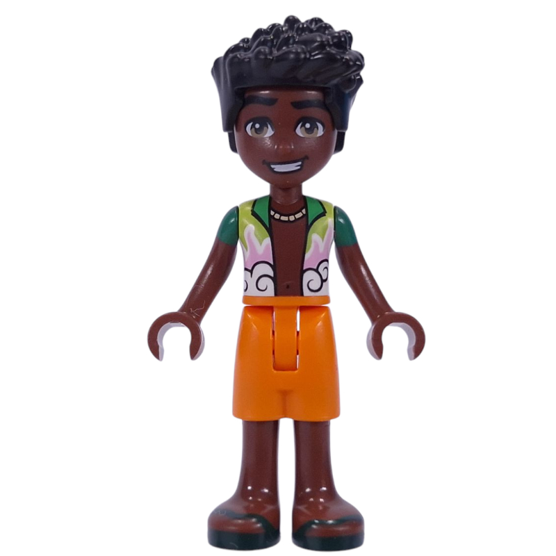 Lego Zac - White/Green Shirt, Orange Shorts