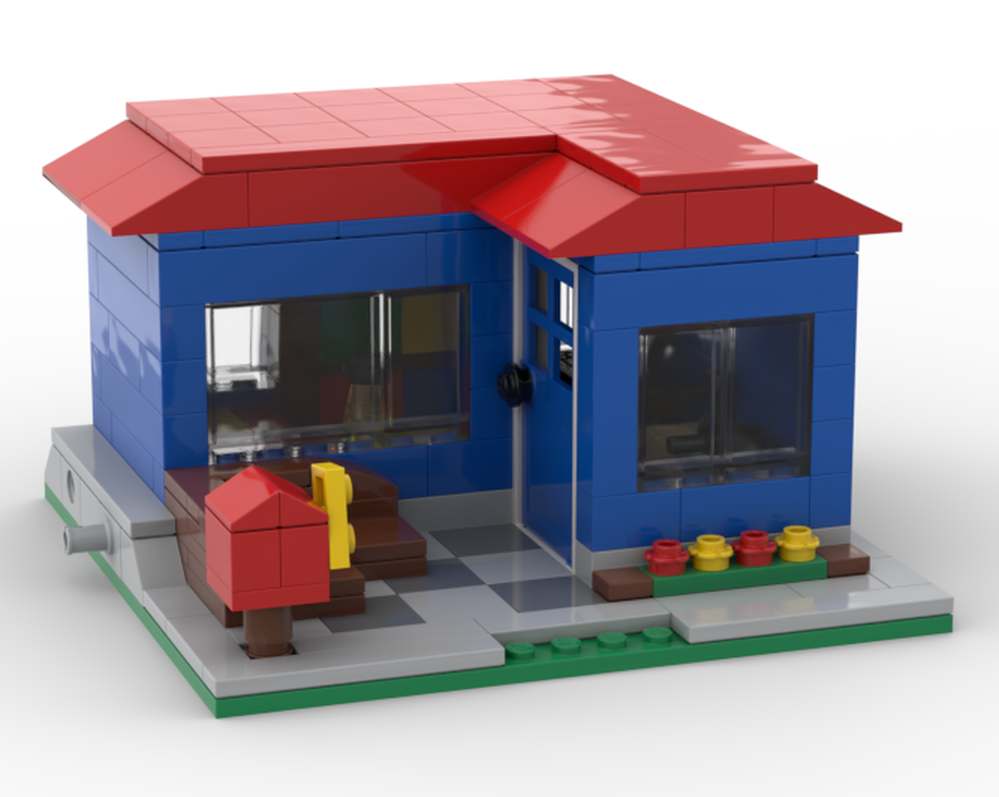 Lego Blue Town House