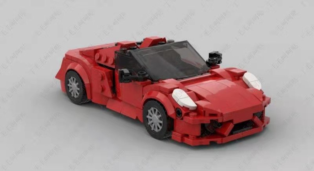 Lego Porsche 918 red Speed Champions