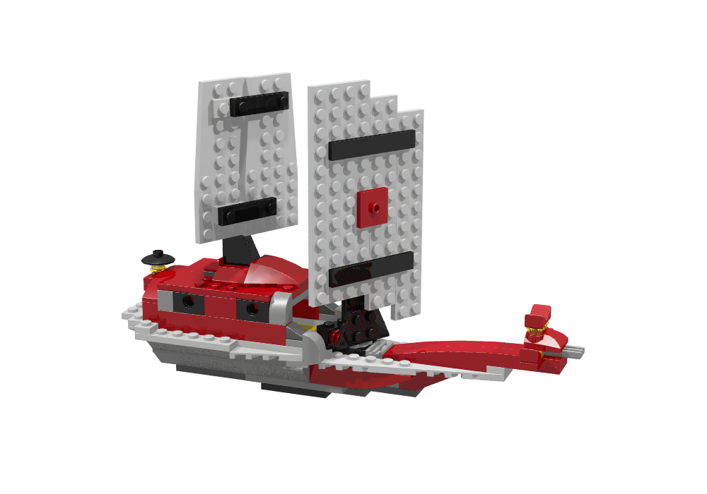 Lego 7292 Asian Sailboat