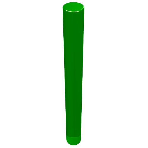 Lego Bar 4L (Lightsaber Blade / Wand) / Trans-Green