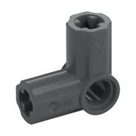 Lego Technic Axle and Pin Connector Angled #6 - 90° / Dark Bluish Gray