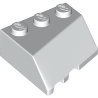 Lego Brick Wedged, Sloped 45° 3 x 3 Right