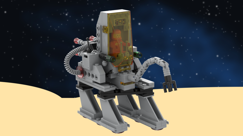 Lego Classic Space Reimagined: Walking Astro Grappler (6882)