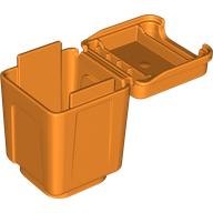 Lego Duplo Garbage Can / Bin / Orange