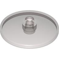 Lego Dish 4 x 4 Inverted with Open Stud [Radar] / Trans-Brown