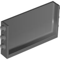 Lego Panel 1 x 6 x 3 with Studs on Sides / Dark Bluish Gray