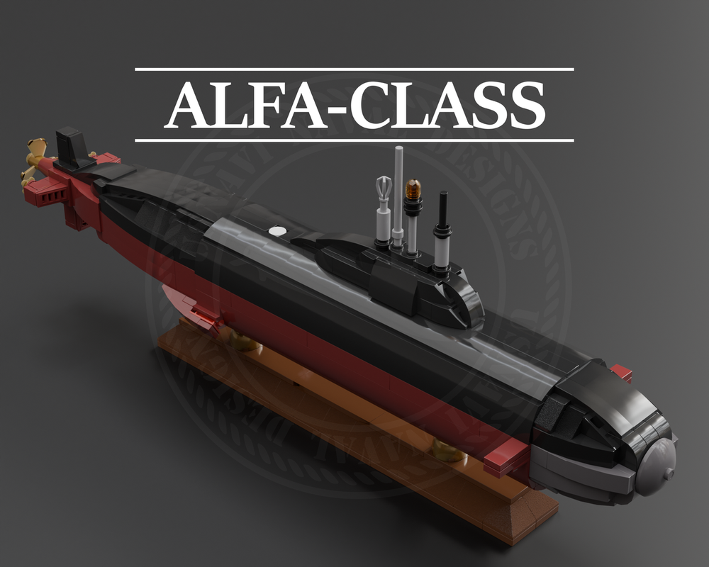 Lego Alfa-class submarine