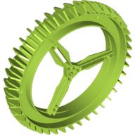 Lego Wheel Hard Plastic Spoked Giant Thin 160 x 28 / Lime