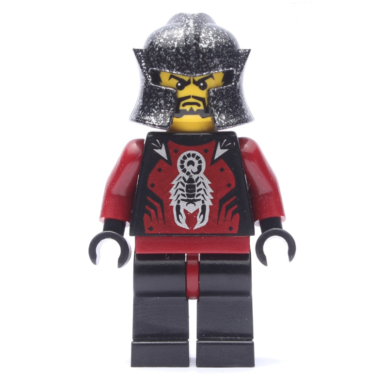 Lego Shadow Knight, Speckle Black-Silver Helmet