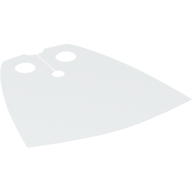 Lego Neckwear Cape, Standard [Traditional Starched Fabric] / White