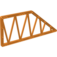 Lego Support 31 x 13 Girder, Trapezoid / Orange