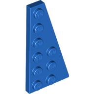 Lego Wedge Plate 6 x 3 Right / Blue