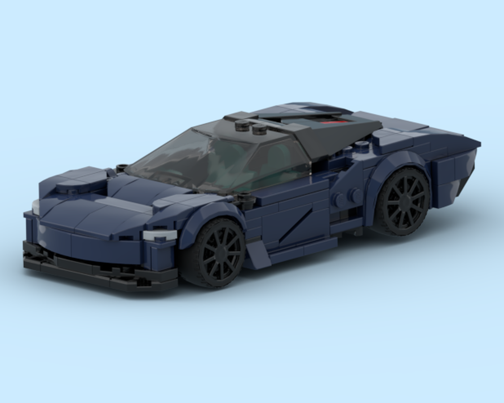 Lego McLaren Speedtail - Working Parking Brake and Butterfly Doors
