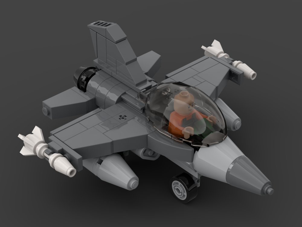 Lego ROCAF IDF chibi jet