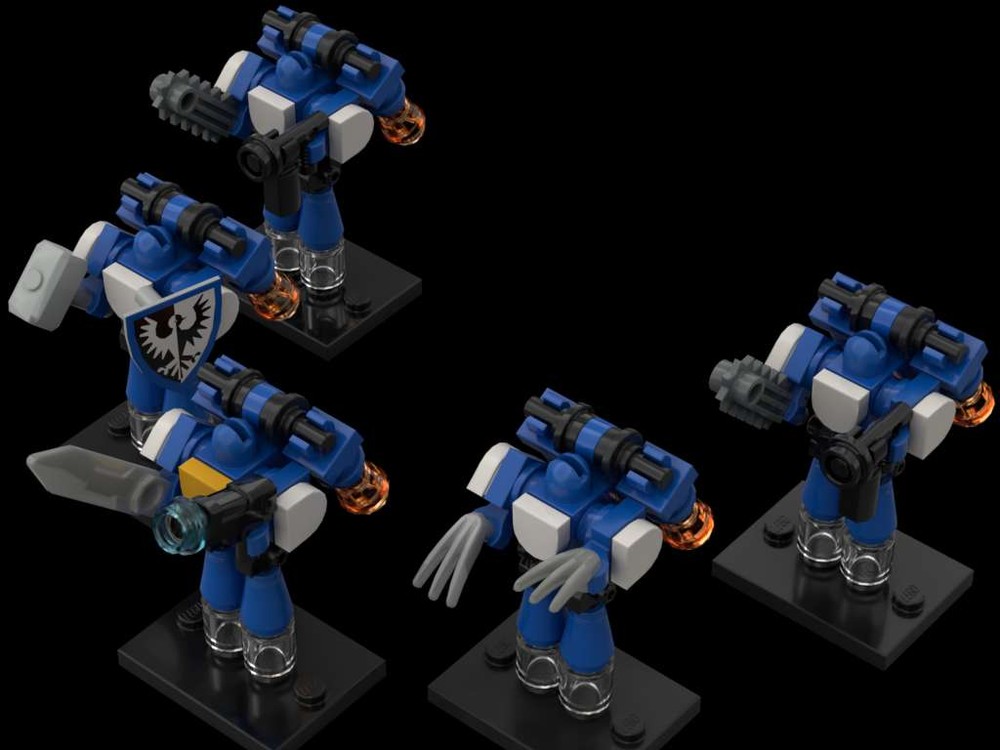 Lego Warhammer 40k Space Marine Assault Squad