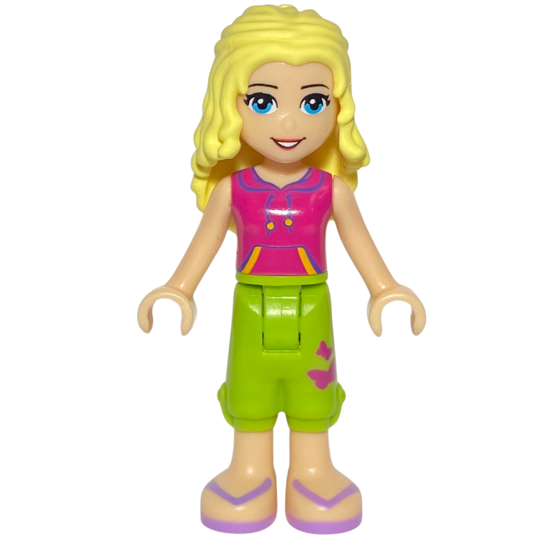 Lego Liza - Magenta Top, Lime Trousers